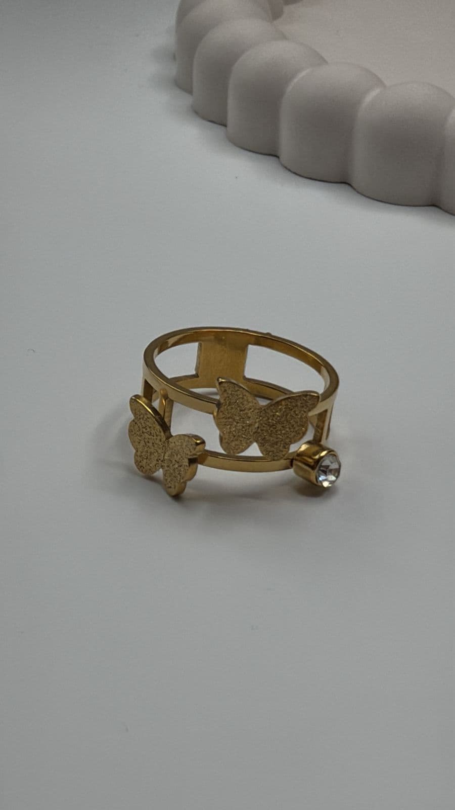 Double Butterfly Ring